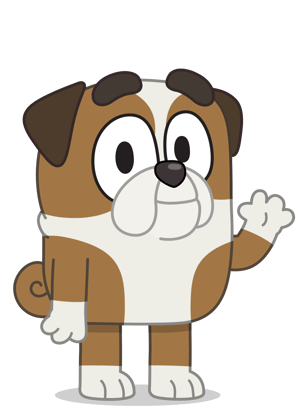 This is the Avatar Image for the Winton (Bluey) AI Voice and Text to Speech Generator